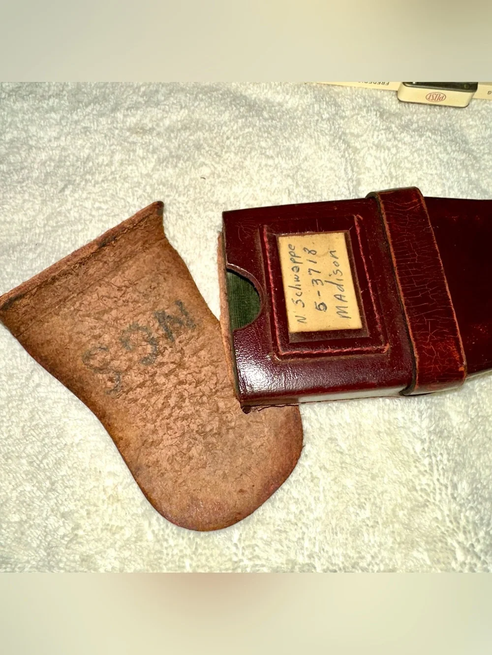 Vintage Post Versalog 1460 Bamboo Slide Rule Hemmi Japan W/ Broken Case